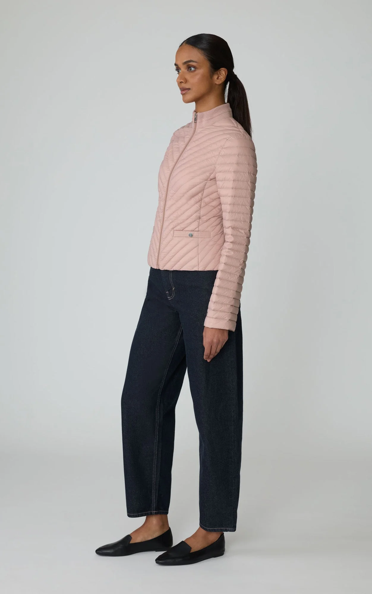 Marion Packable Down Jacket | Blush - Image 3