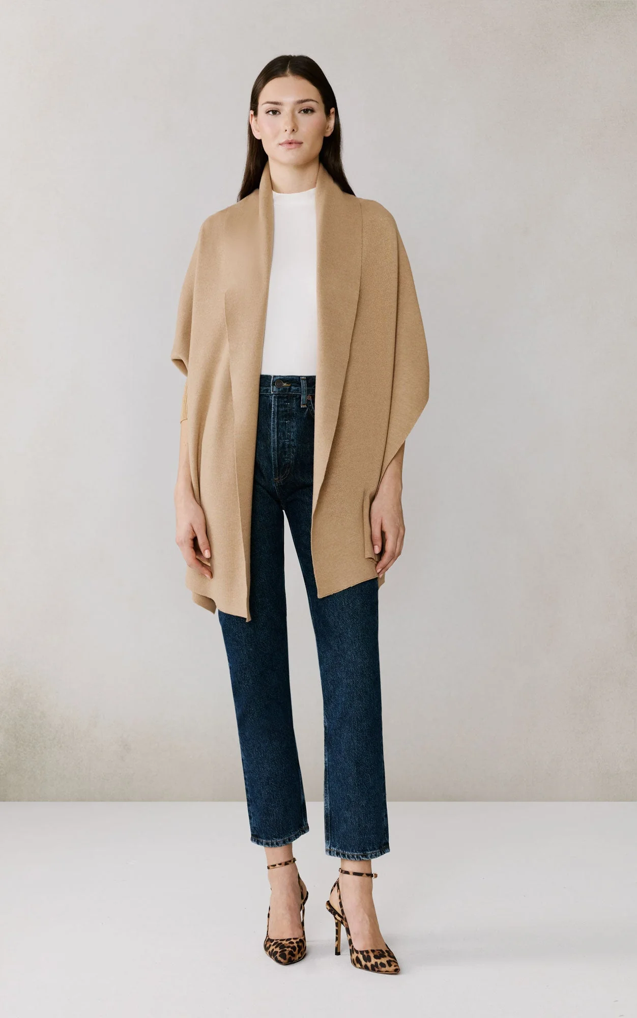Miku-N Knit Scarfigan | Teak - Image 2