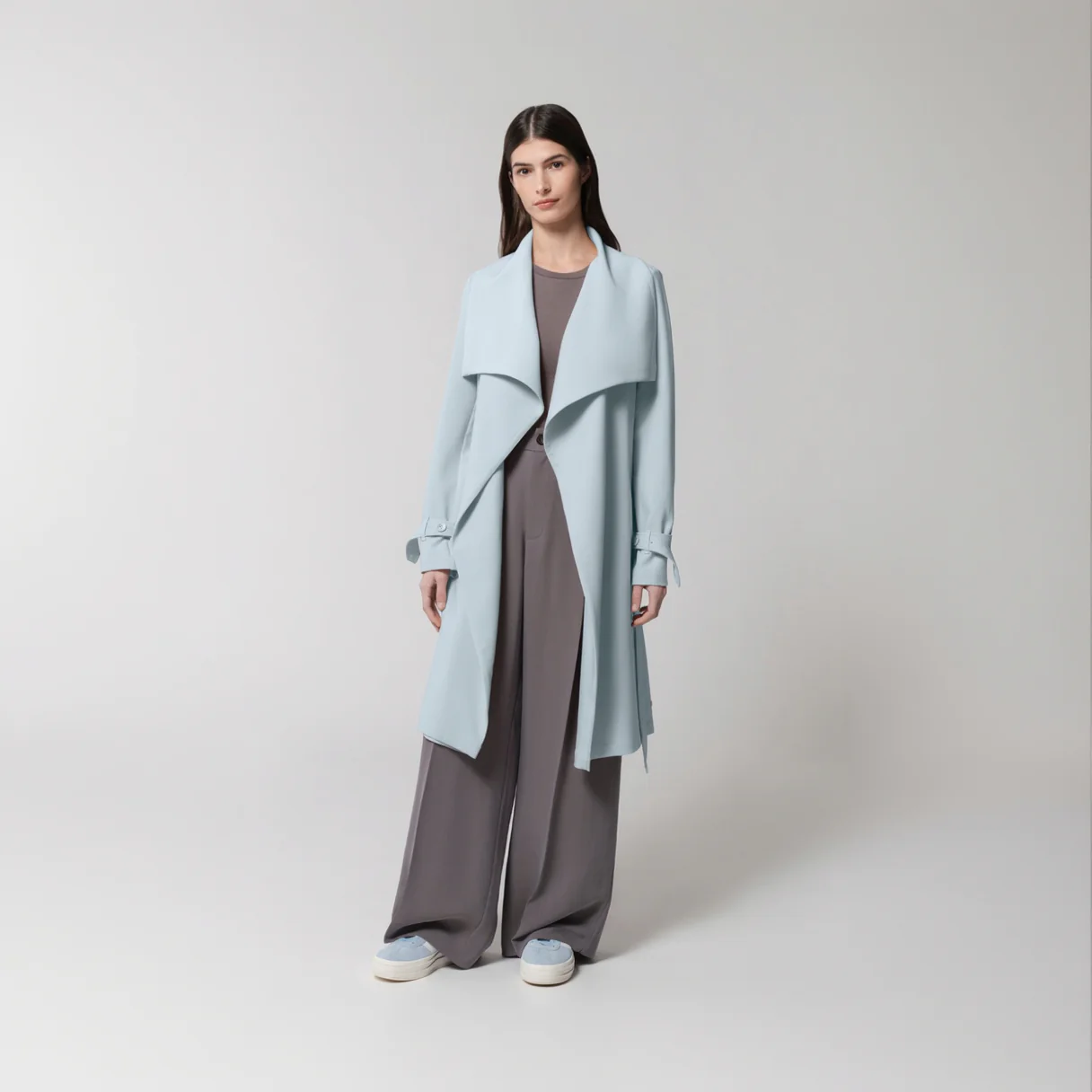 Olivia Draped Wrap Coat | Breeze