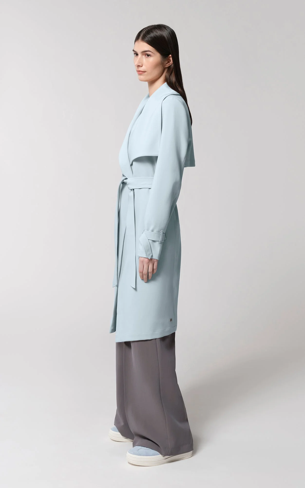 Olivia Draped Wrap Coat | Breeze - Image 4