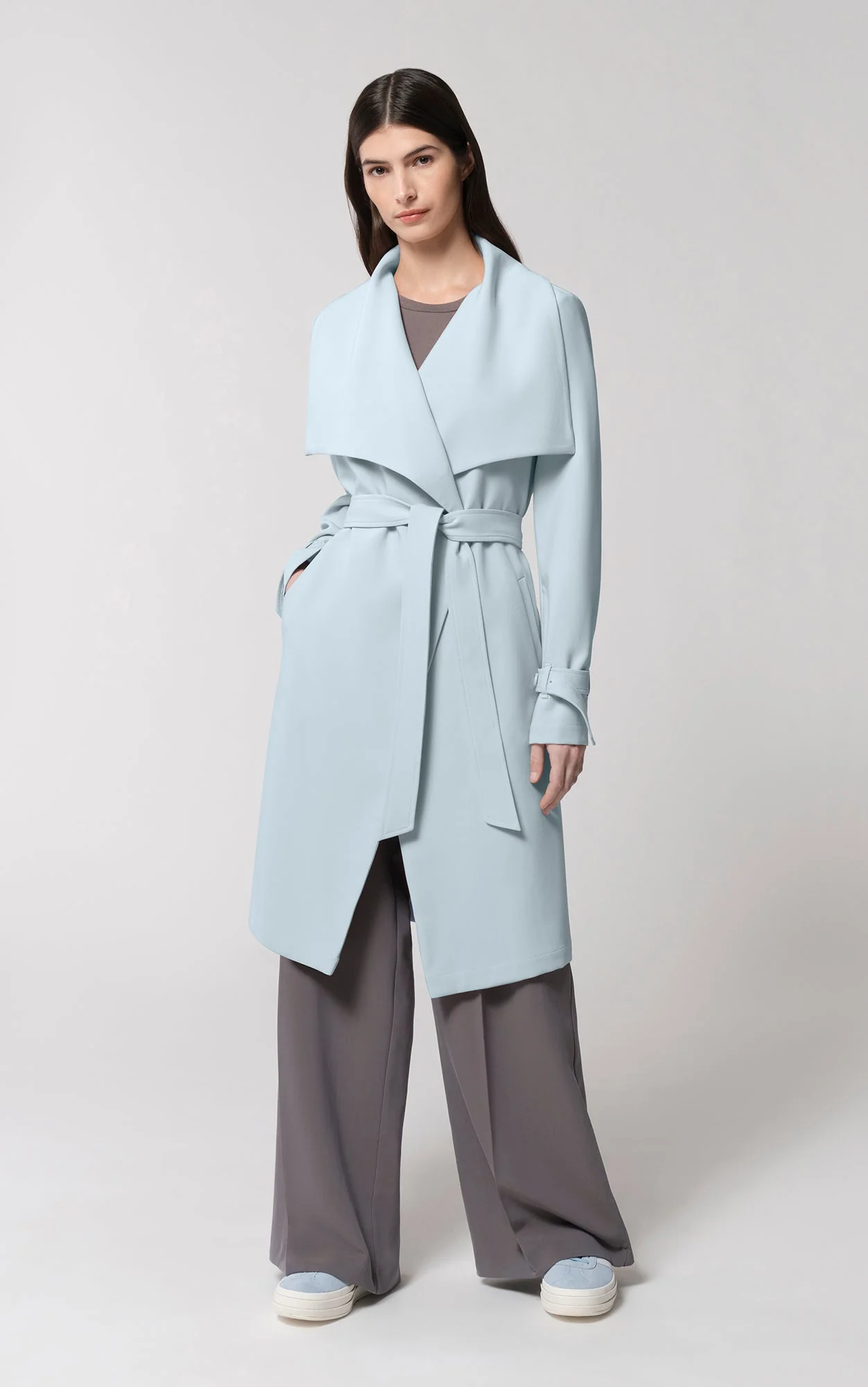 Olivia Draped Wrap Coat | Breeze - Image 5