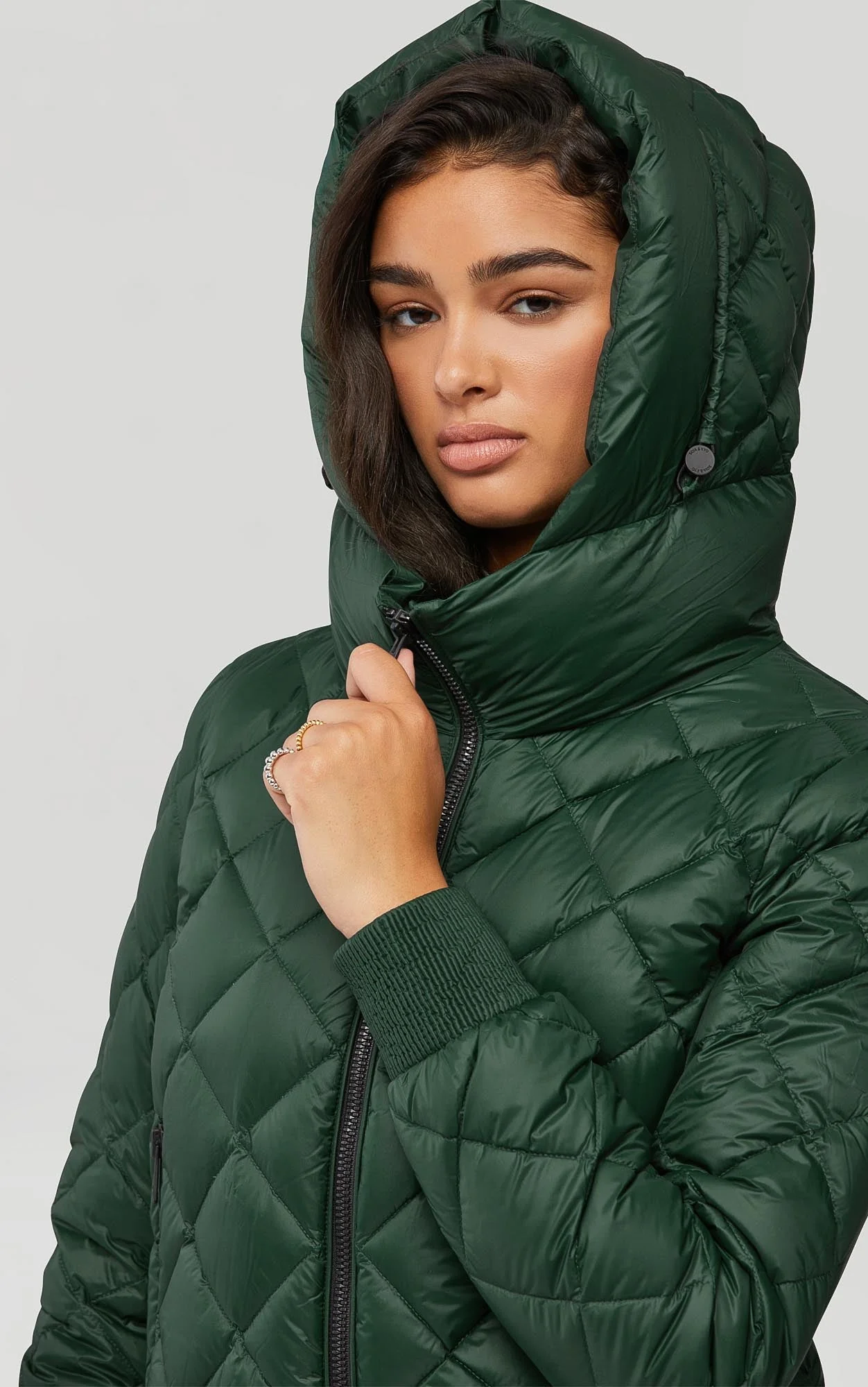 Senna Sustainable Lightweight Down Bomber Jacket | Juniper - Image 4
