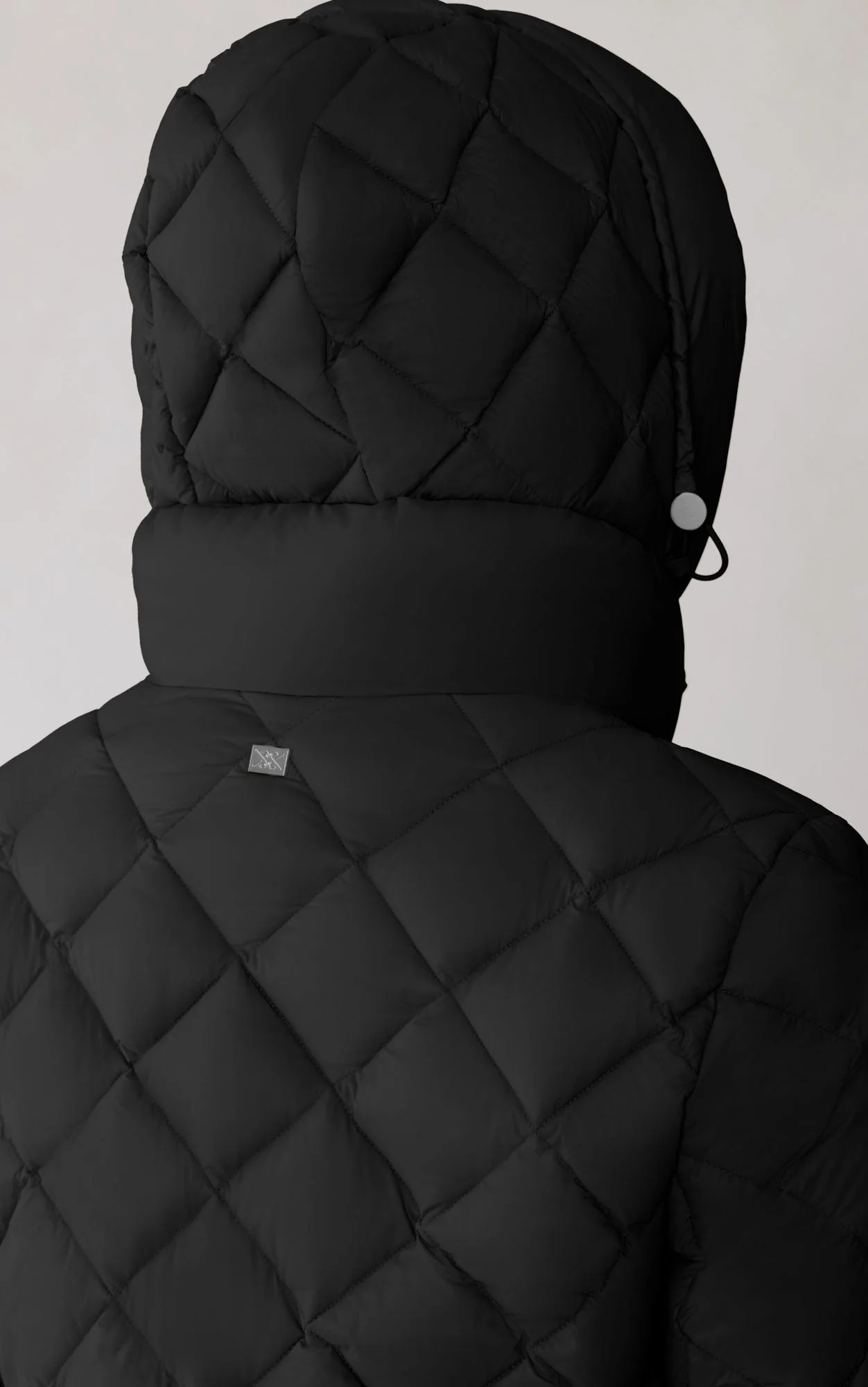 Senna-U Down Bomber Jacket | Black - Image 7