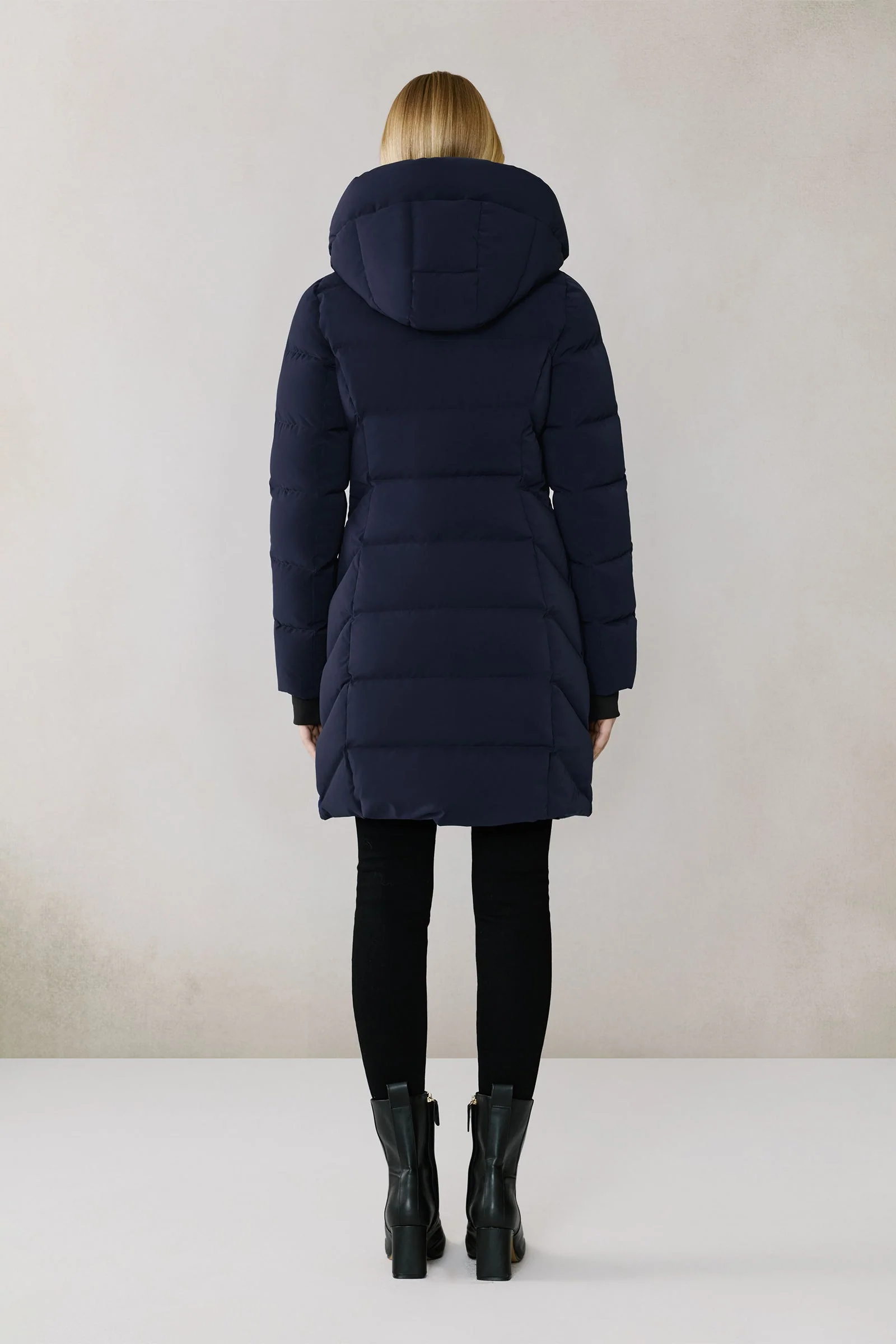 Sonny-N Classic Down Coat | Night Blue - Image 3