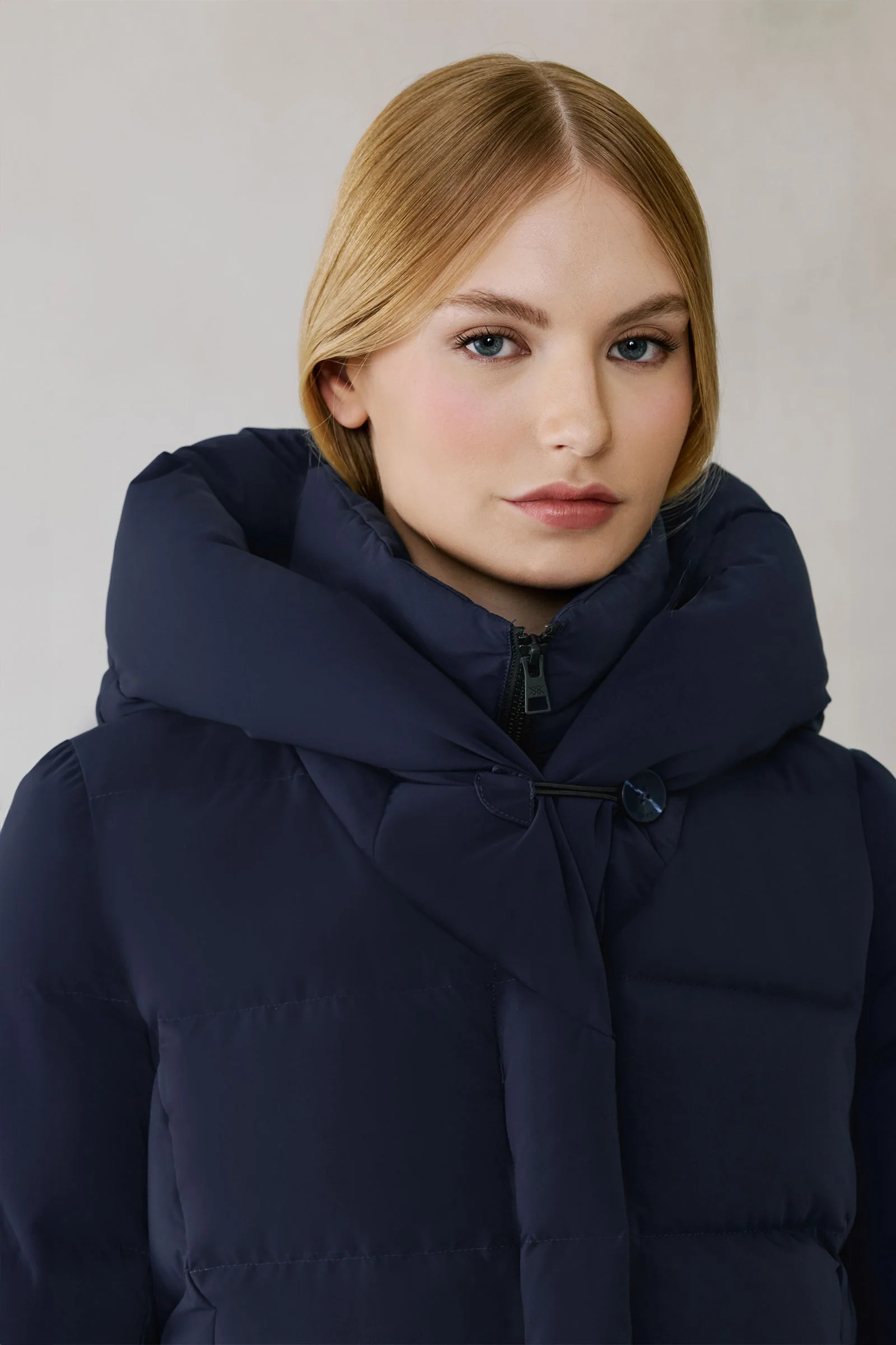 Sonny-N Classic Down Coat | Night Blue - Image 7