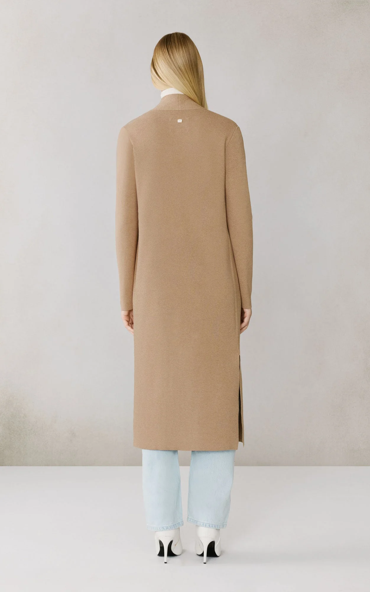 Zola Maxi Coatigan | Teak Heather - Image 5