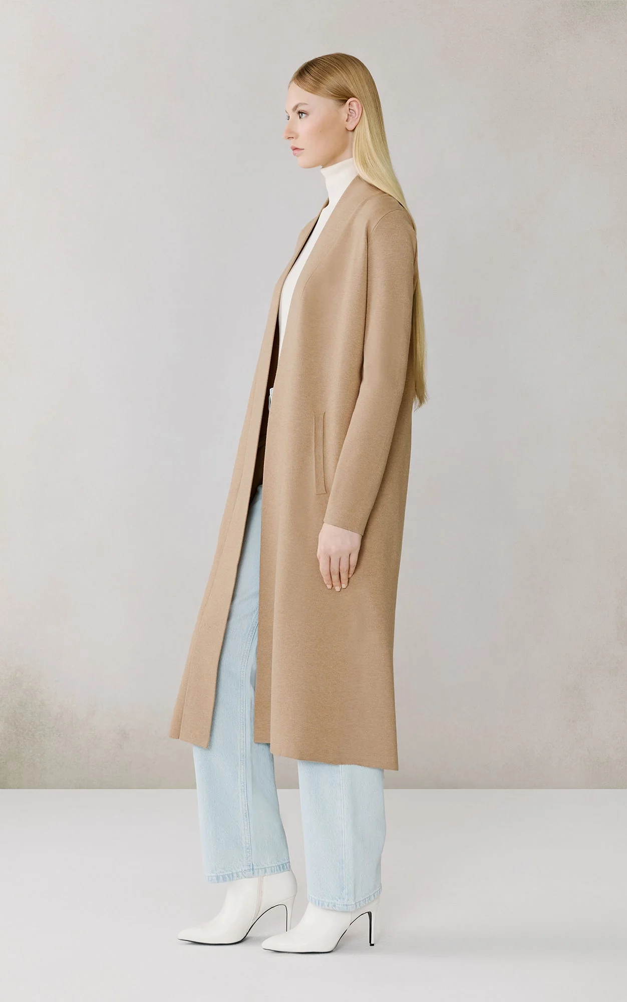 Zola Maxi Coatigan | Teak Heather - Image 6
