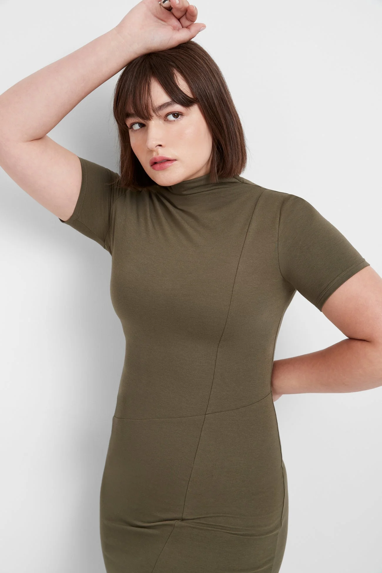 Sonnet Dress | Olive - Image 2
