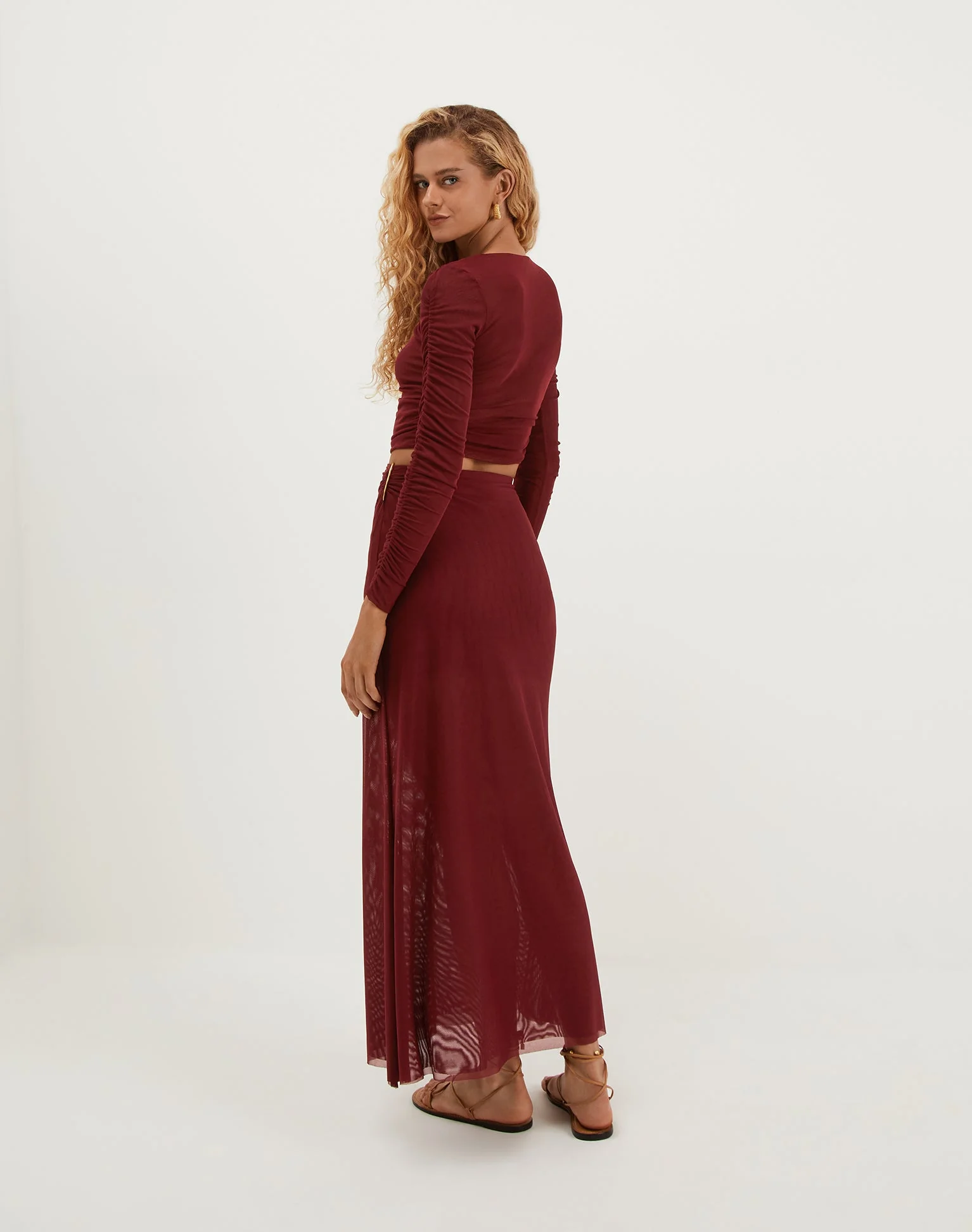 Amira Detail Long Skirt | Ponche - Image 3