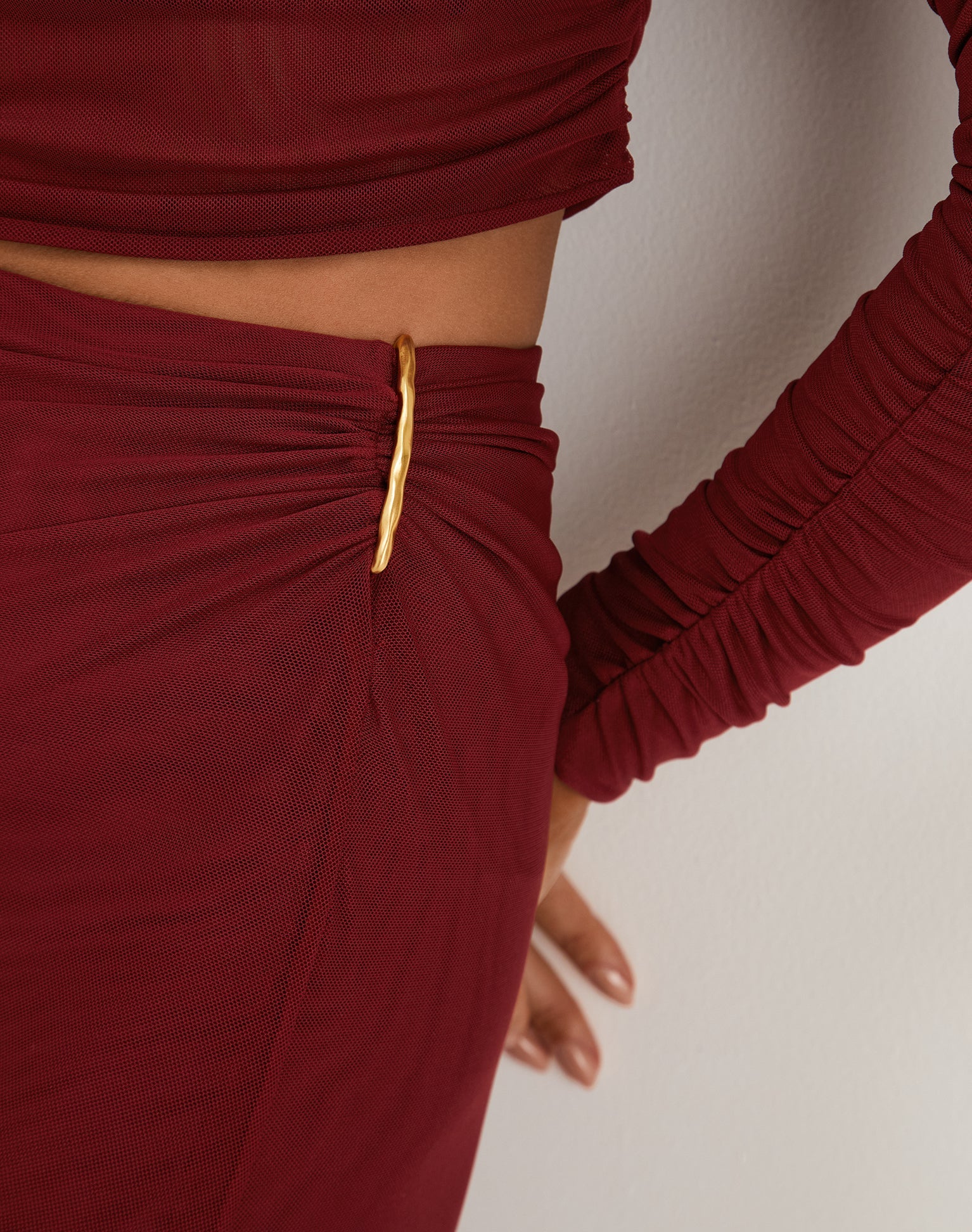 Amira Detail Long Skirt | Ponche - Image 4
