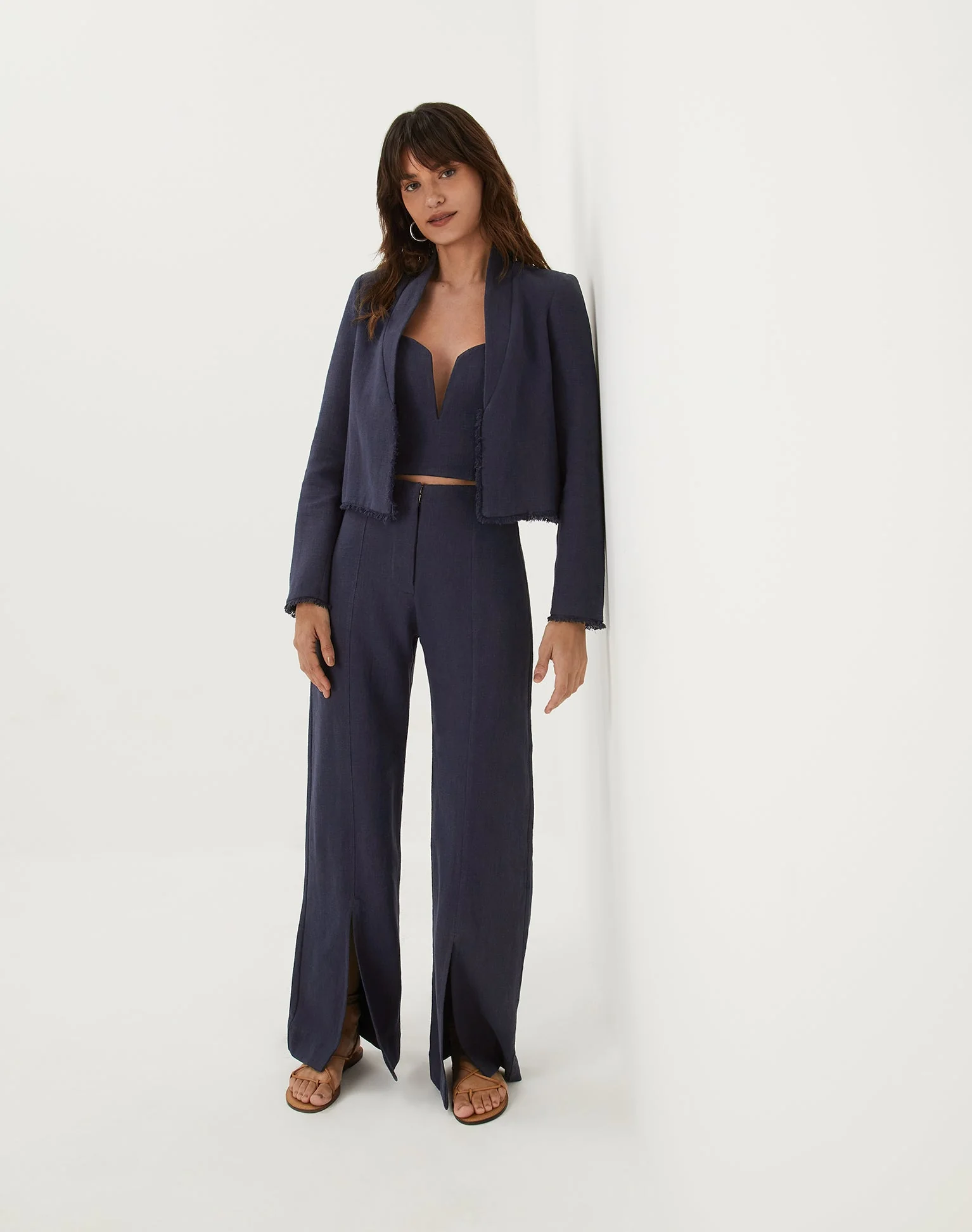 Beatrice Short Jacket | Sailboat - Image 2