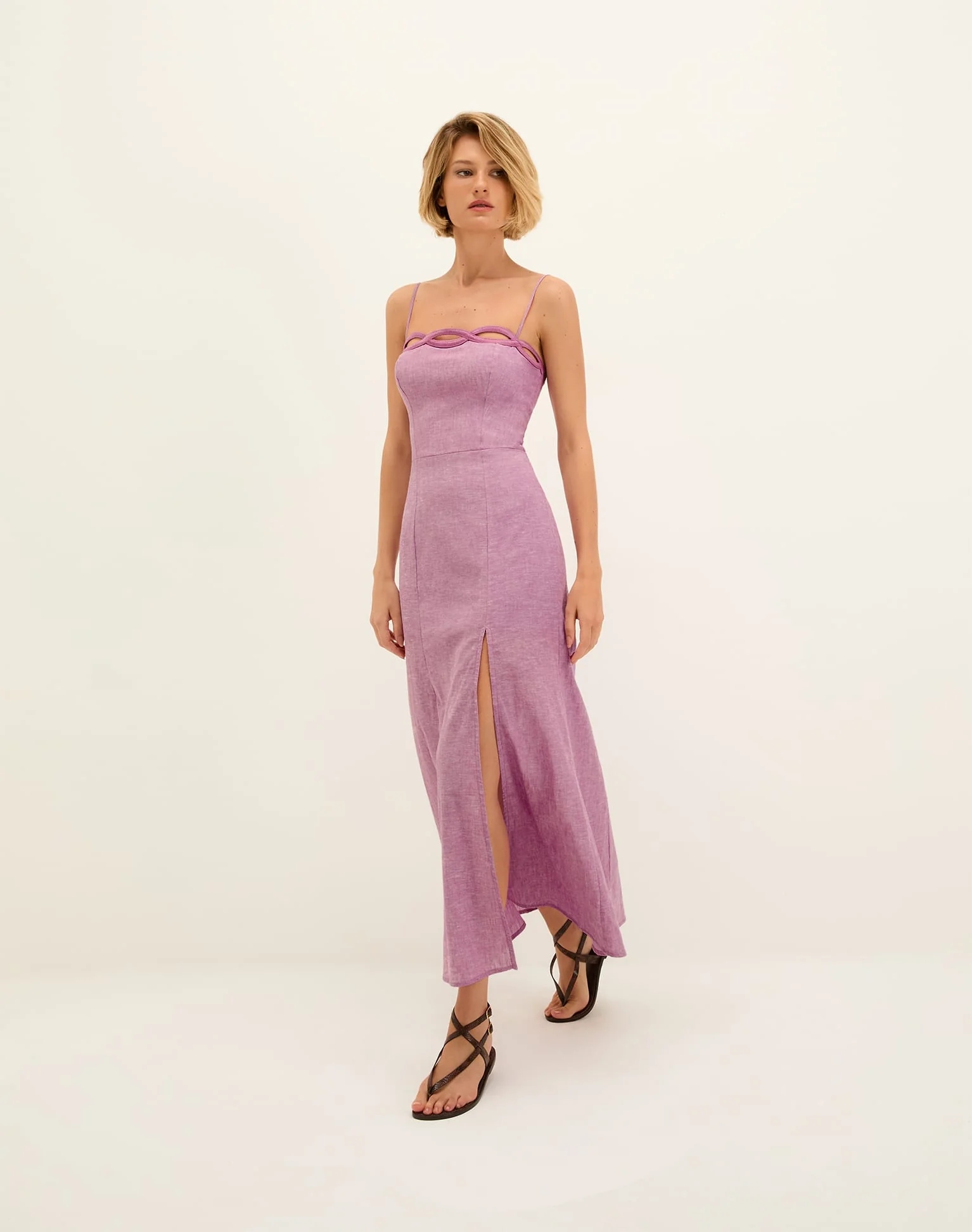 Bianca Long Dress | Valentine - Image 2