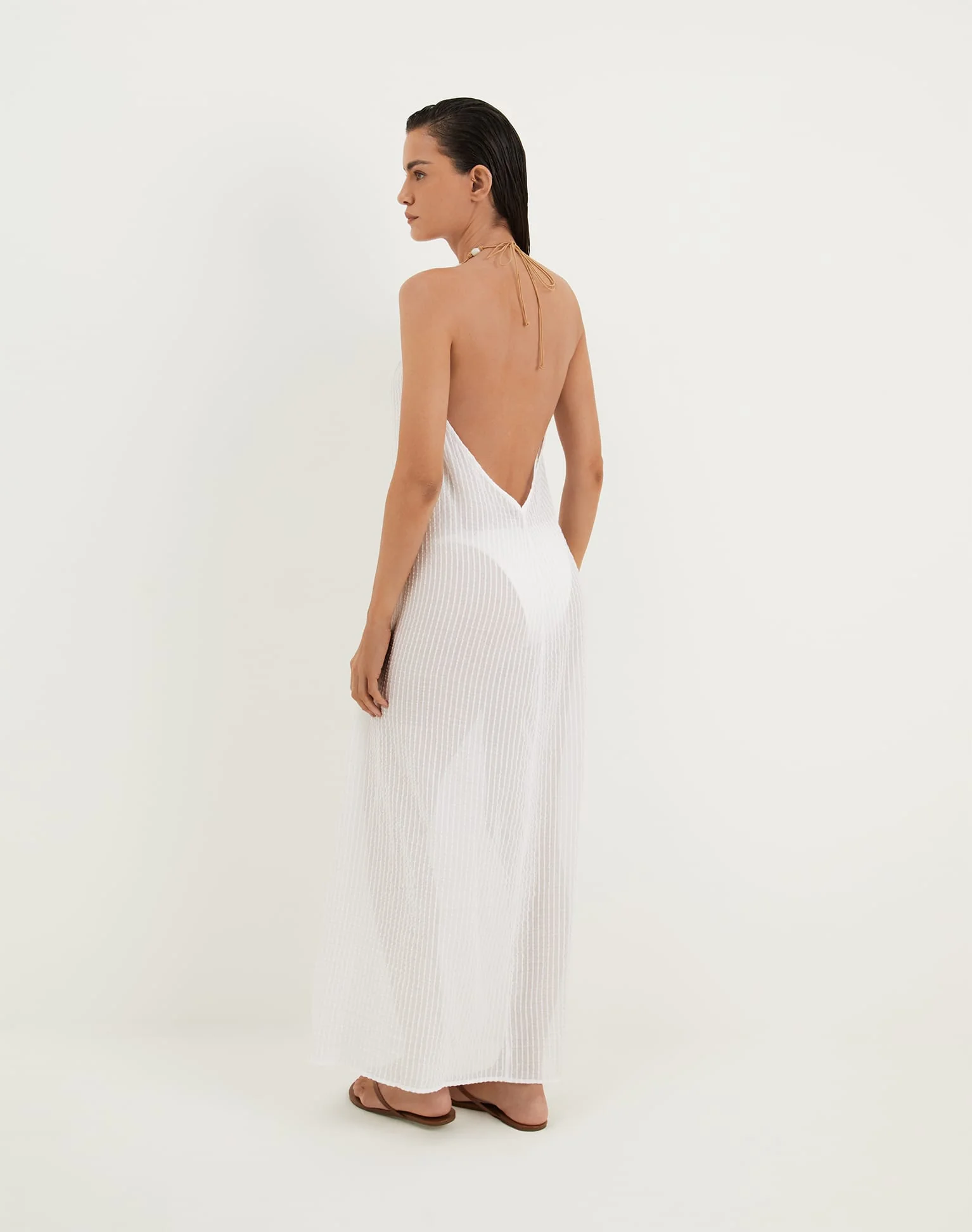 Cloe Long Cover Up | Off White - Image 3