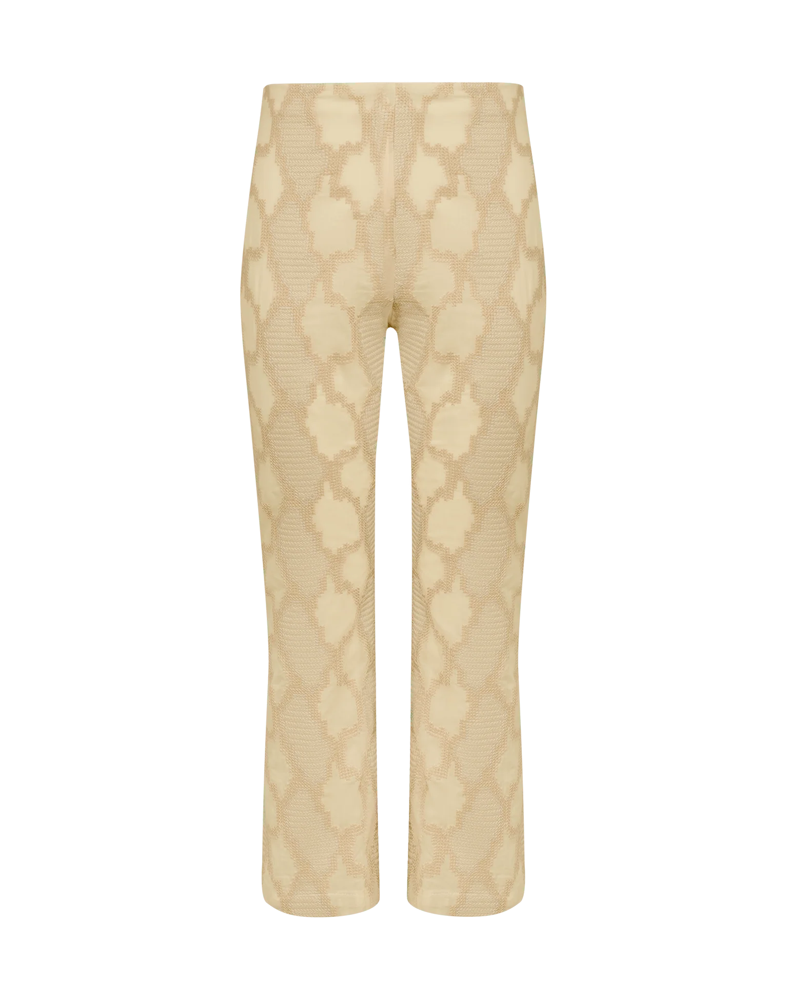 Coen Straight Leg Pants | Embroidered Glitz