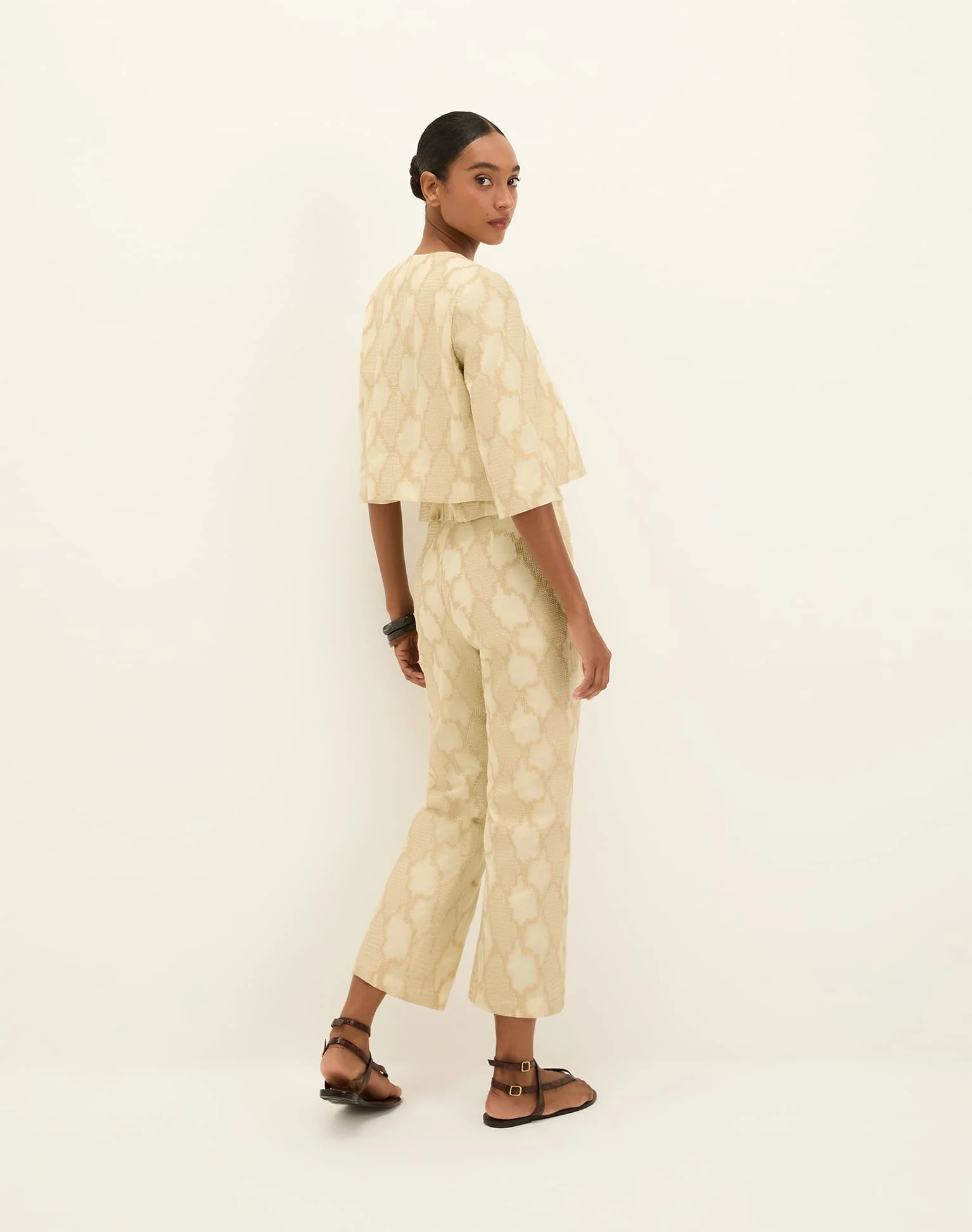 Coen Straight Leg Pants | Embroidered Glitz - Image 4