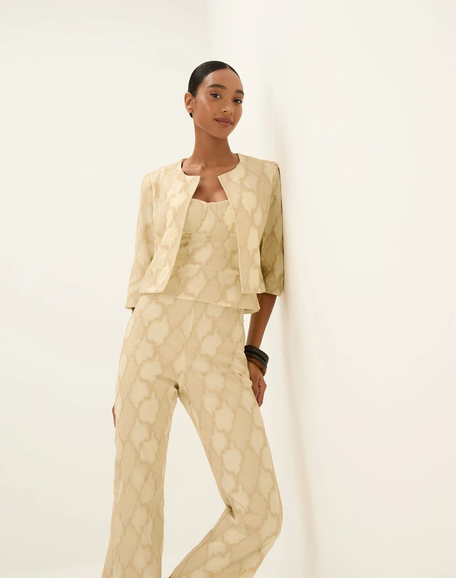 Coen Straight Leg Pants | Embroidered Glitz - Image 5