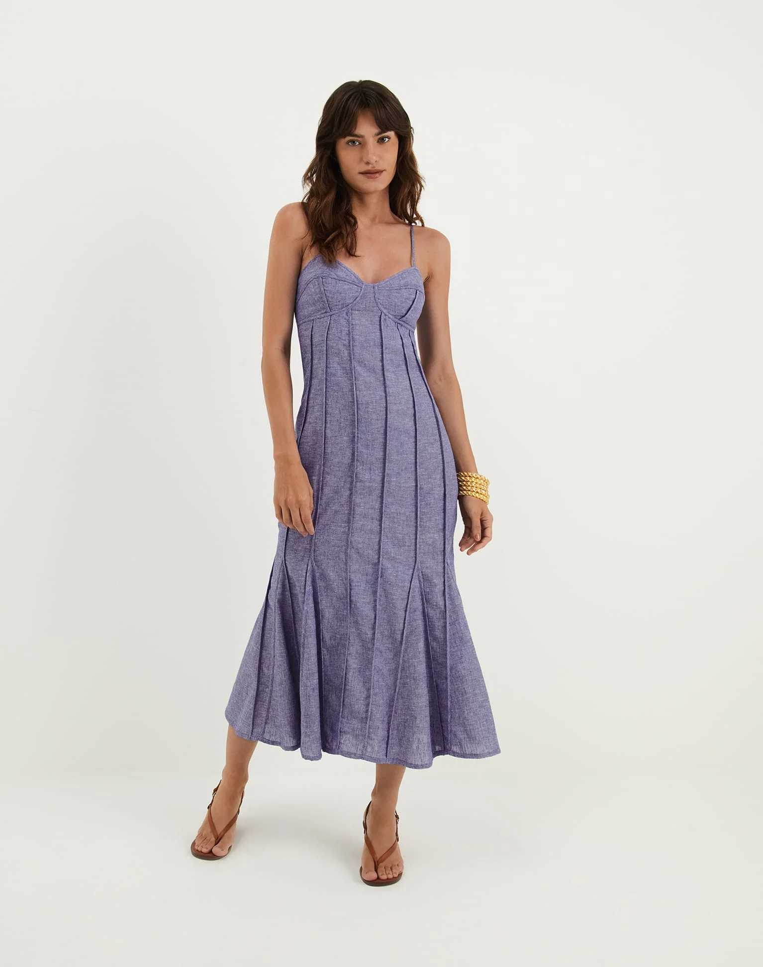 Josephine Midi Dress | Le Bleu