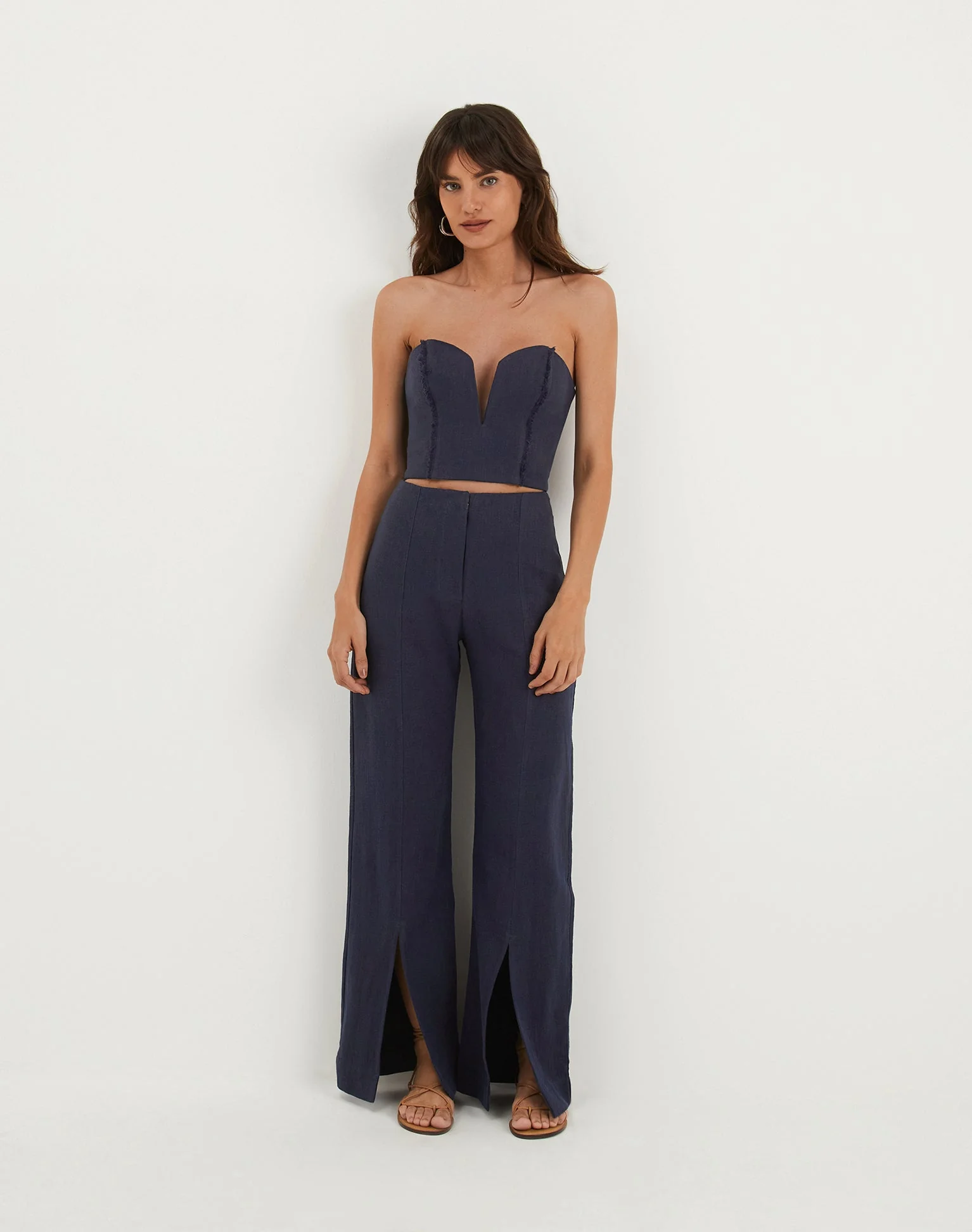Louise Cropped Top | Sailboat - Image 2