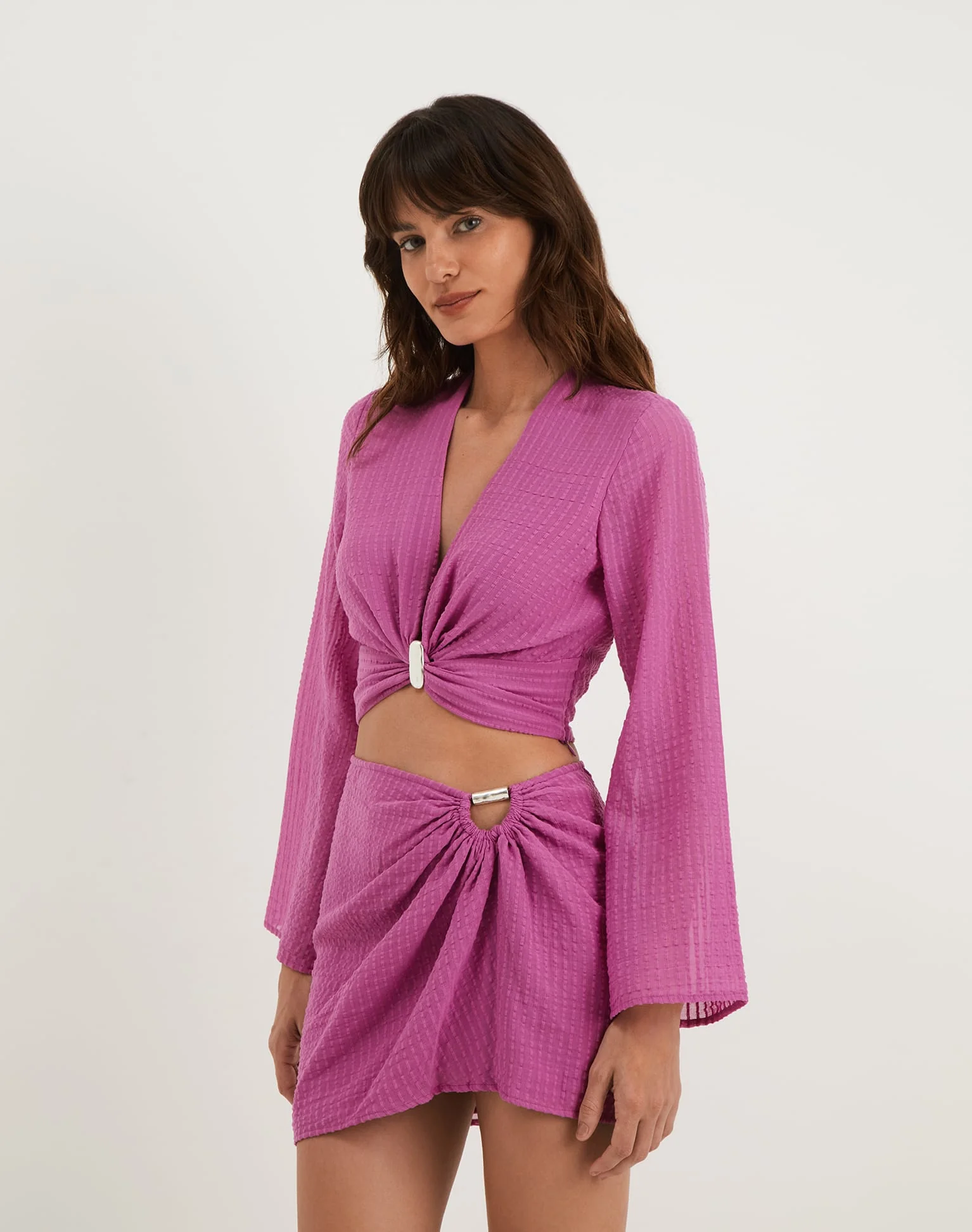 Lucie Long Sleeve Blouse | French Rose - Image 4