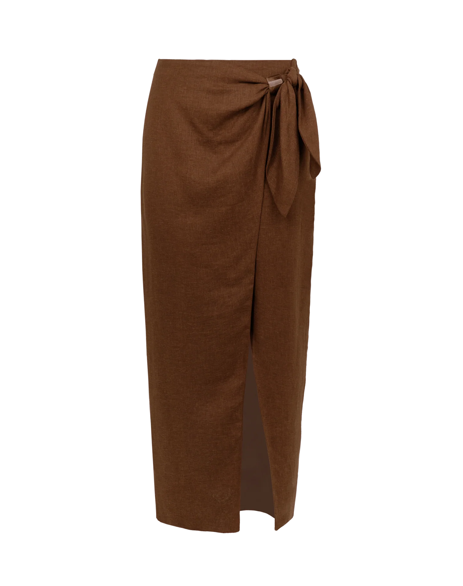Luna Midi Skirt | Brown