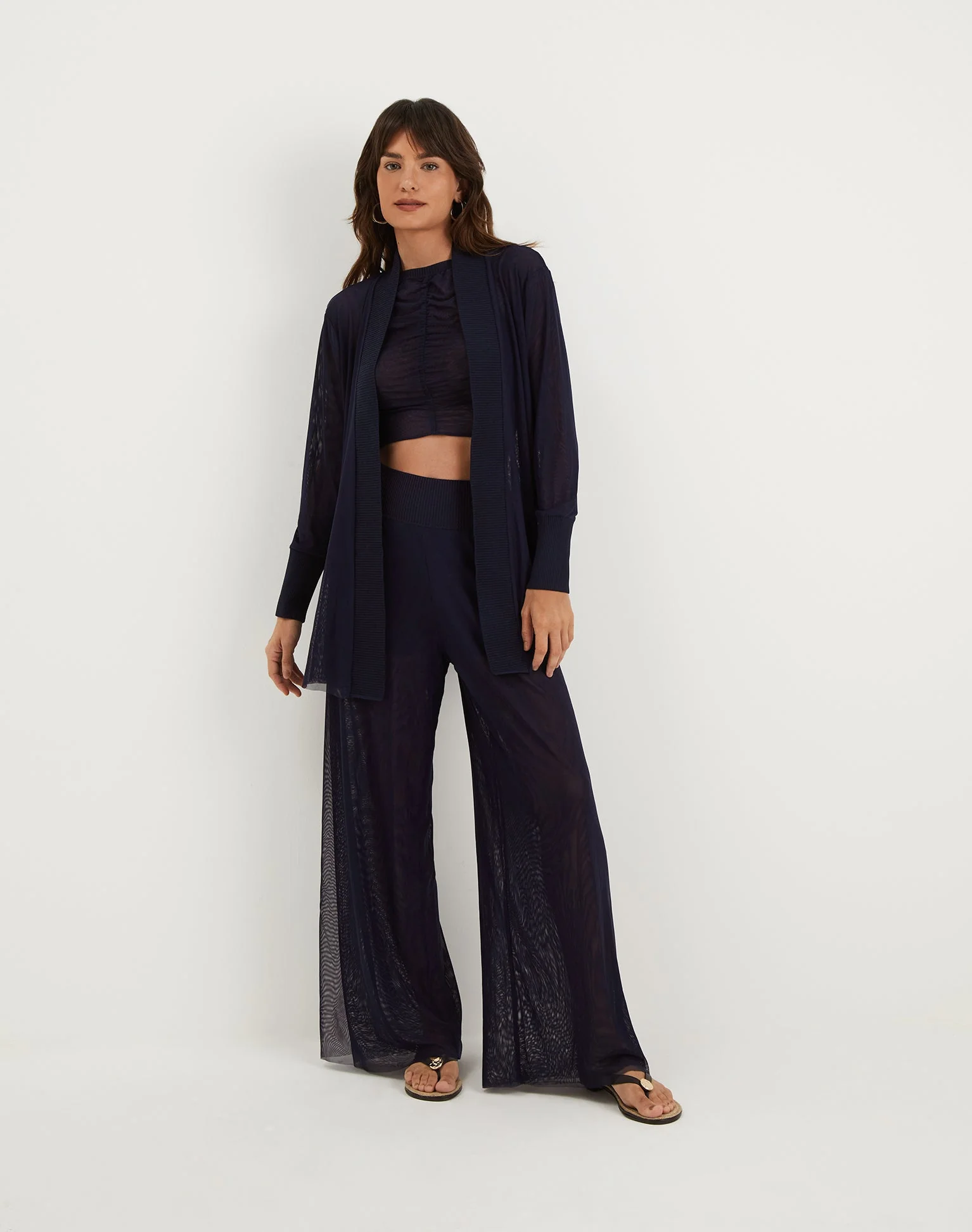 Knit Sia Cardigan | Sailboat - Image 8