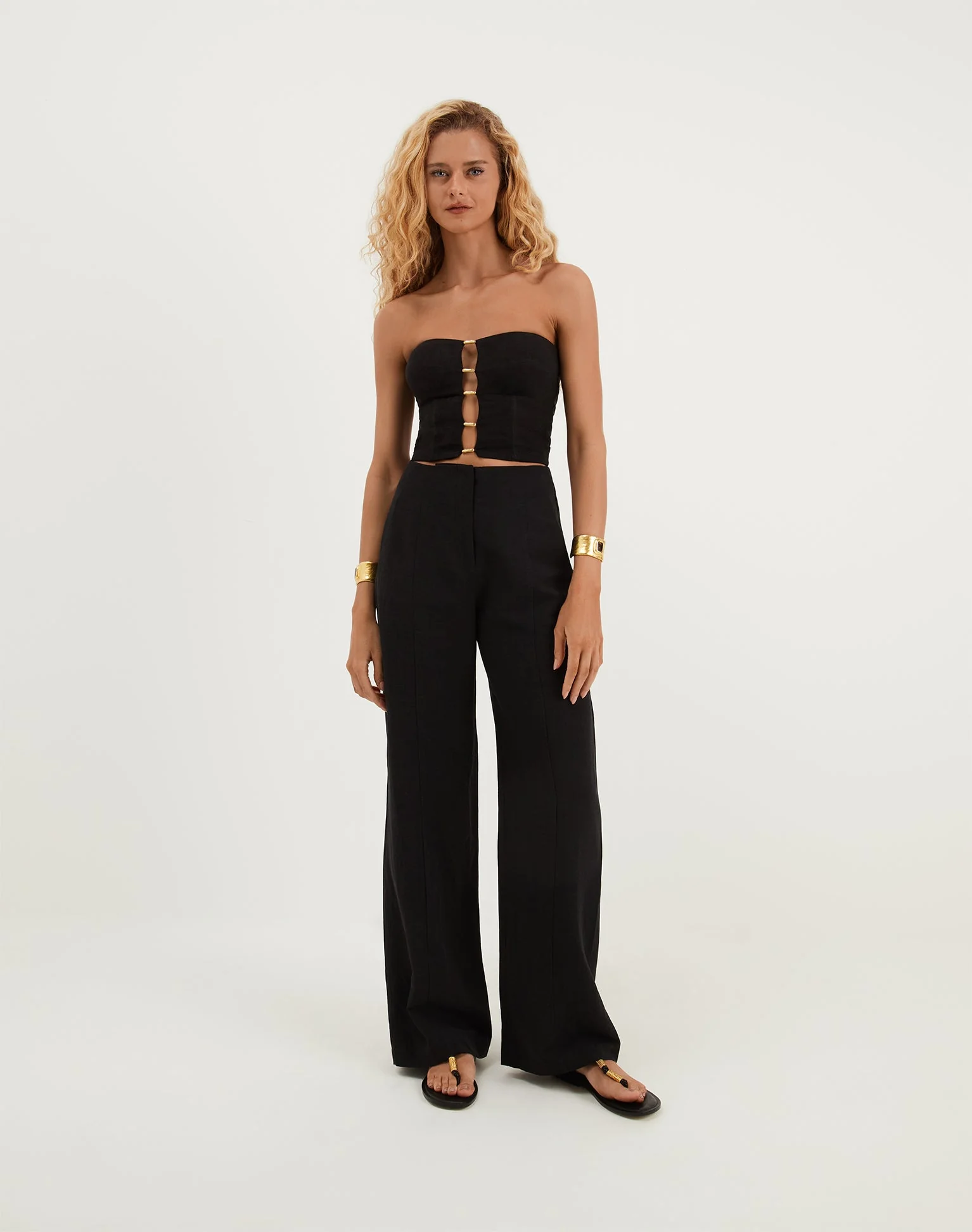 Whitney Tailored Pants | Black - Image 2