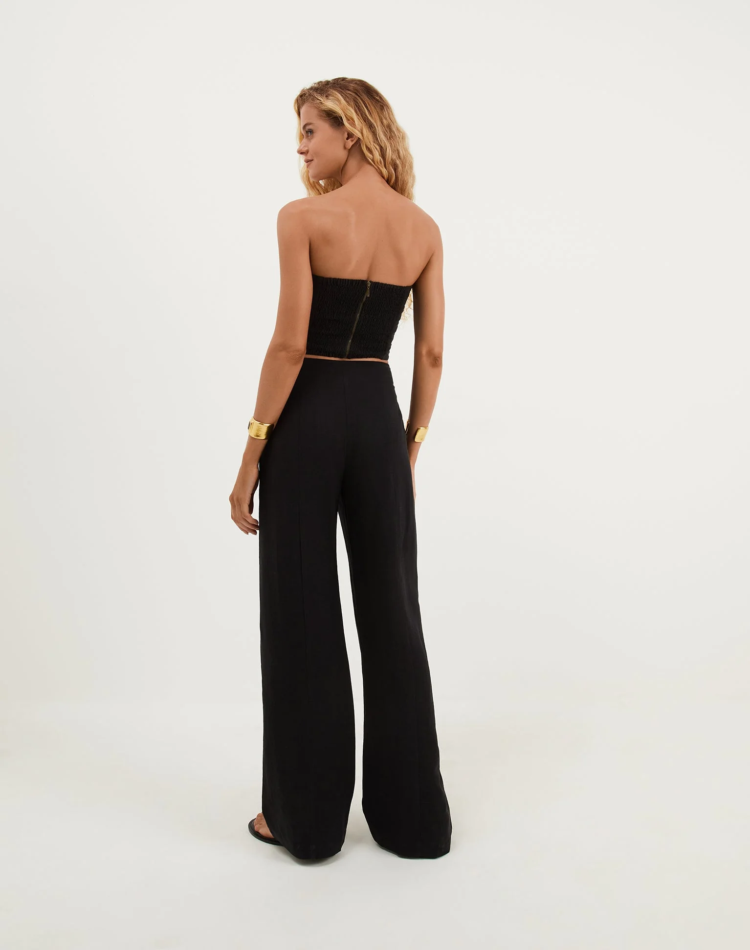 Whitney Tailored Pants | Black - Image 4