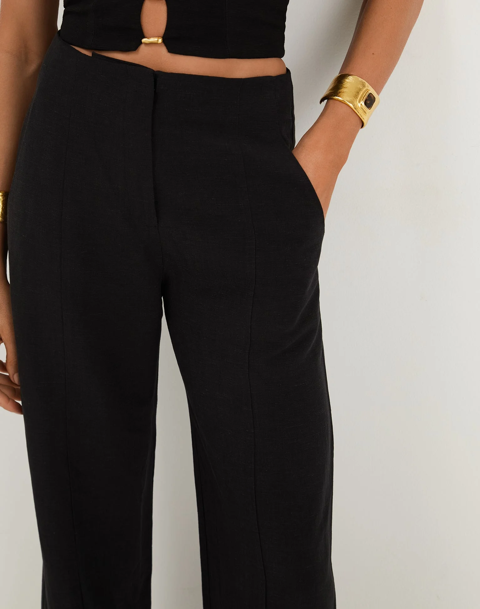 Whitney Tailored Pants | Black - Image 6