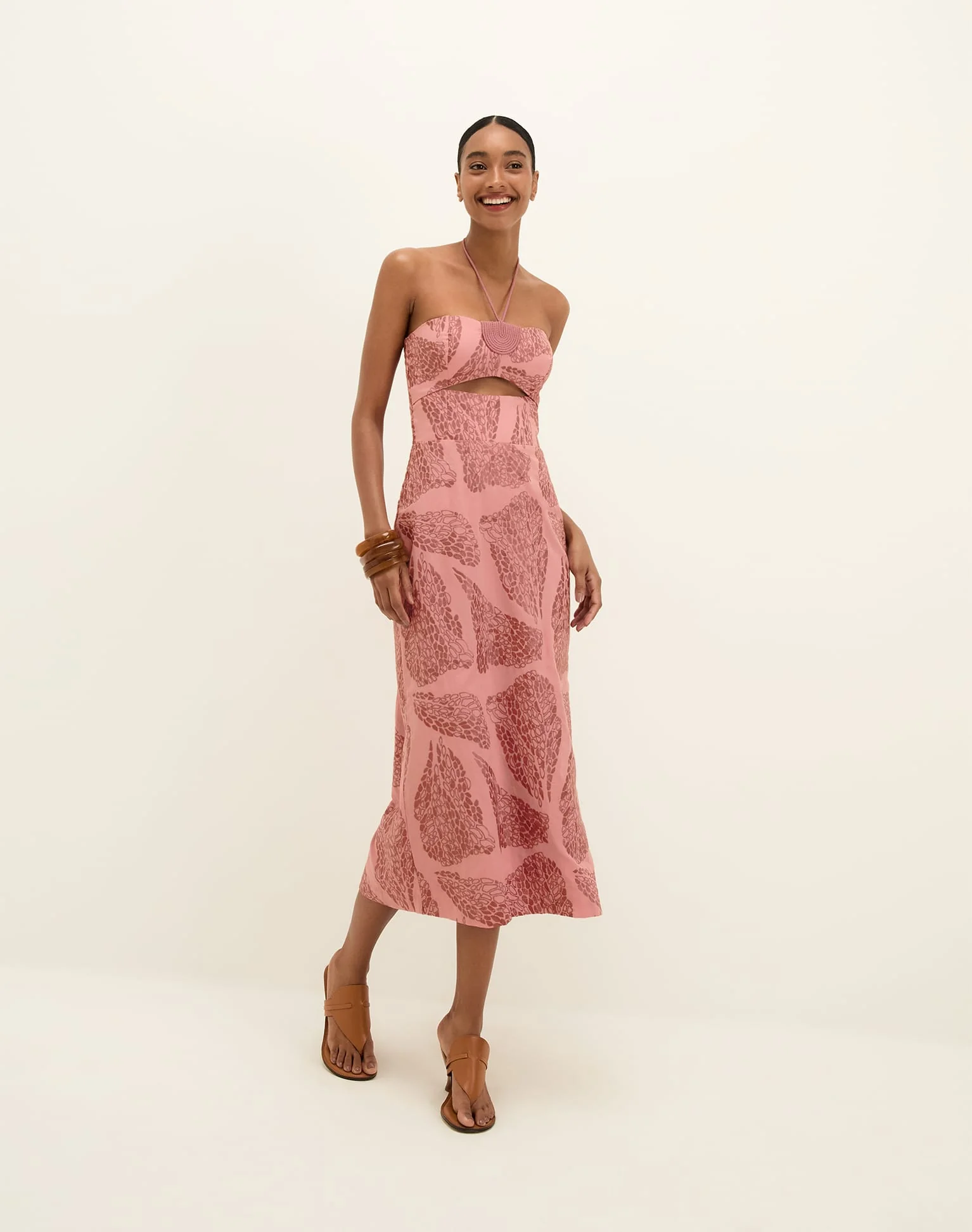 Yara Midi Dress | Embroidered Sweet Heart - Image 2